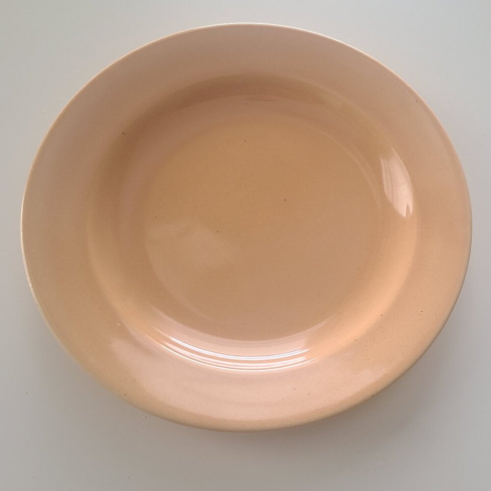 Santa Anita Ware 1950's Peach Salmon Dessert Bread Plate